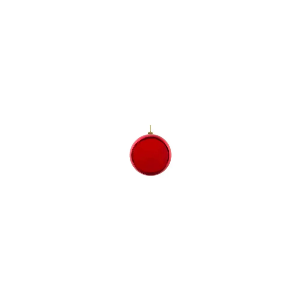 Weihnachtskugeln Christbaumkugeln XXL aus Kunststoff rot O25cm, 1 Stk.