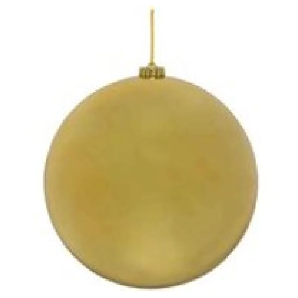 Weihnachtskugeln Christbaumkugeln XXL aus Kunststoff gold, O25cm, 1 Stk. – Bild 3