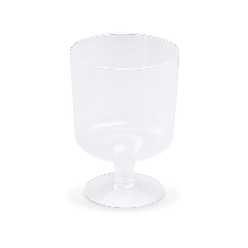 Mehrwegbecher Pfandbecher Weinglas transparent PP Eichstrich 0,2 l , 10 Stk. – Bild 2