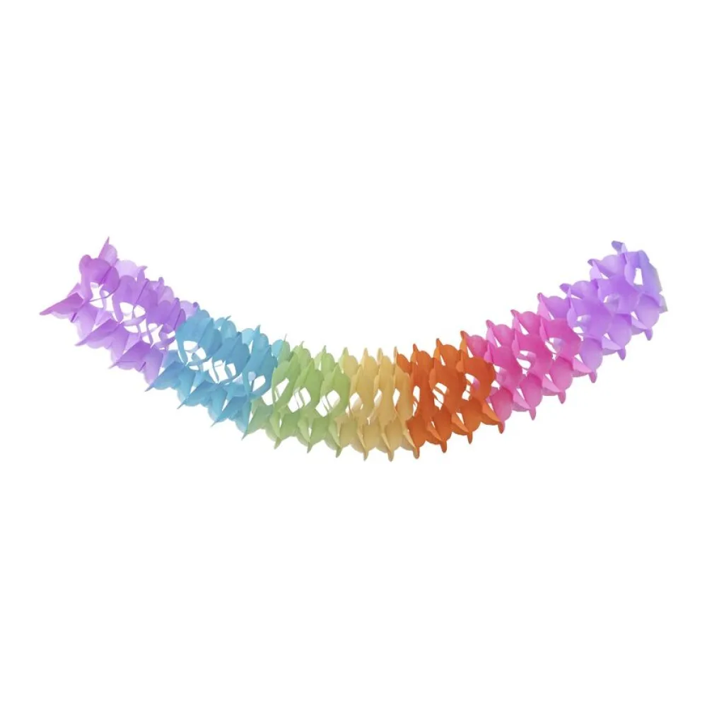 Girlande "Farbenspiel" aus Papier schwer entflammbar O12cm 10m, 1 Stk. – Bild 2