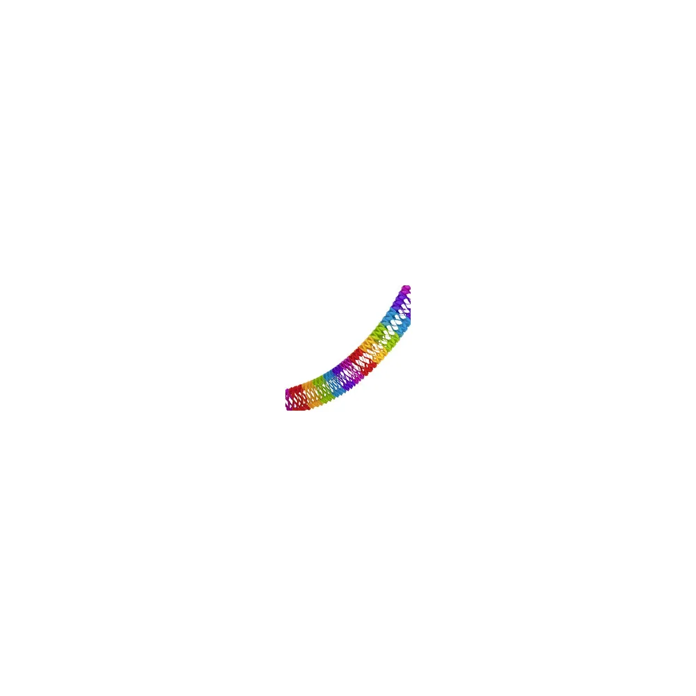 Girlande "Farbenspiel" aus Papier schwer entflammbar O17cm 3.6m, 1 Stk.