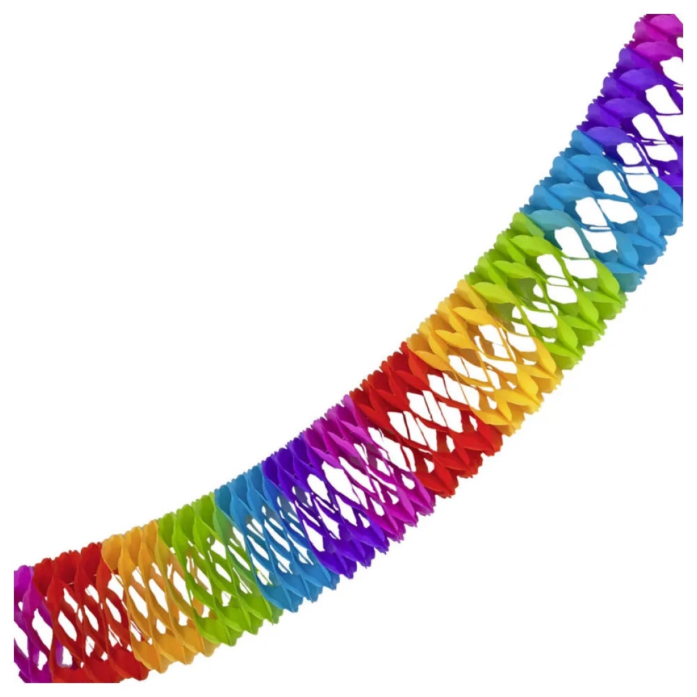 Girlande "Farbenspiel" aus Papier schwer entflammbar O17cm 7.2m, 1 Stk. – Bild 2