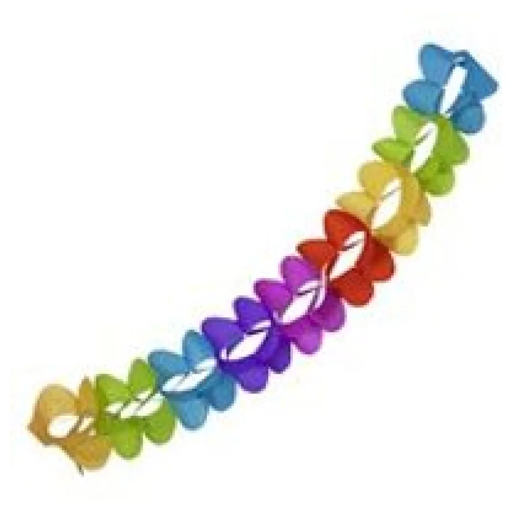 Girlande "Farbenspiel" aus Papier schwer entflammbar O16.5cm 3.6m, 1 Stk. – Bild 3