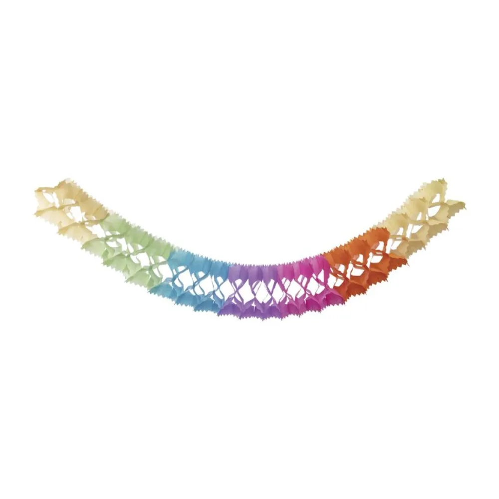 Girlande "Farbenspiel" aus Papier schwer entflammbar O14.5cm 3.6m, 1 Stk. – Bild 2