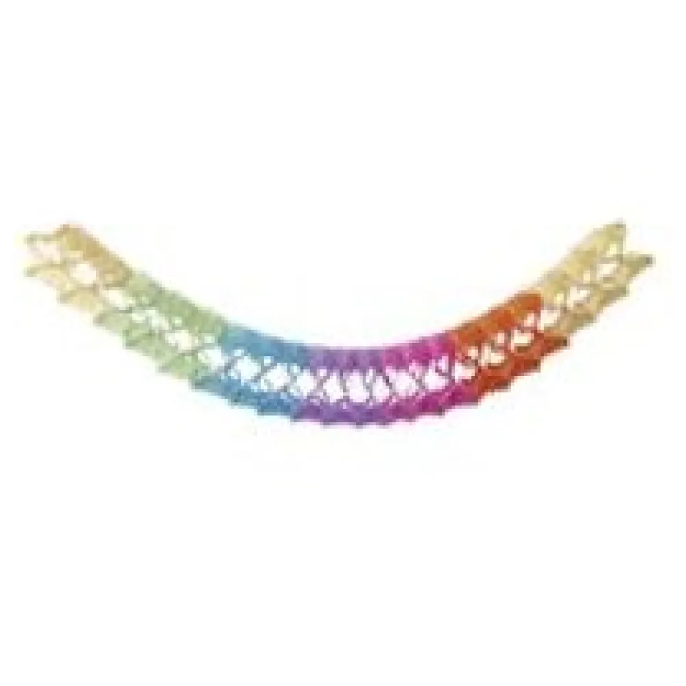 Girlande "Farbenspiel" aus Papier schwer entflammbar O14.5cm 3.6m, 1 Stk. – Bild 3