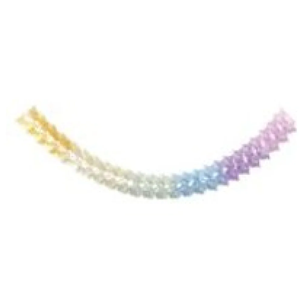 Girlande "Pastellfarben" aus Papier schwer entflammbar O14.5cm 10m, 1 Stk. – Bild 3