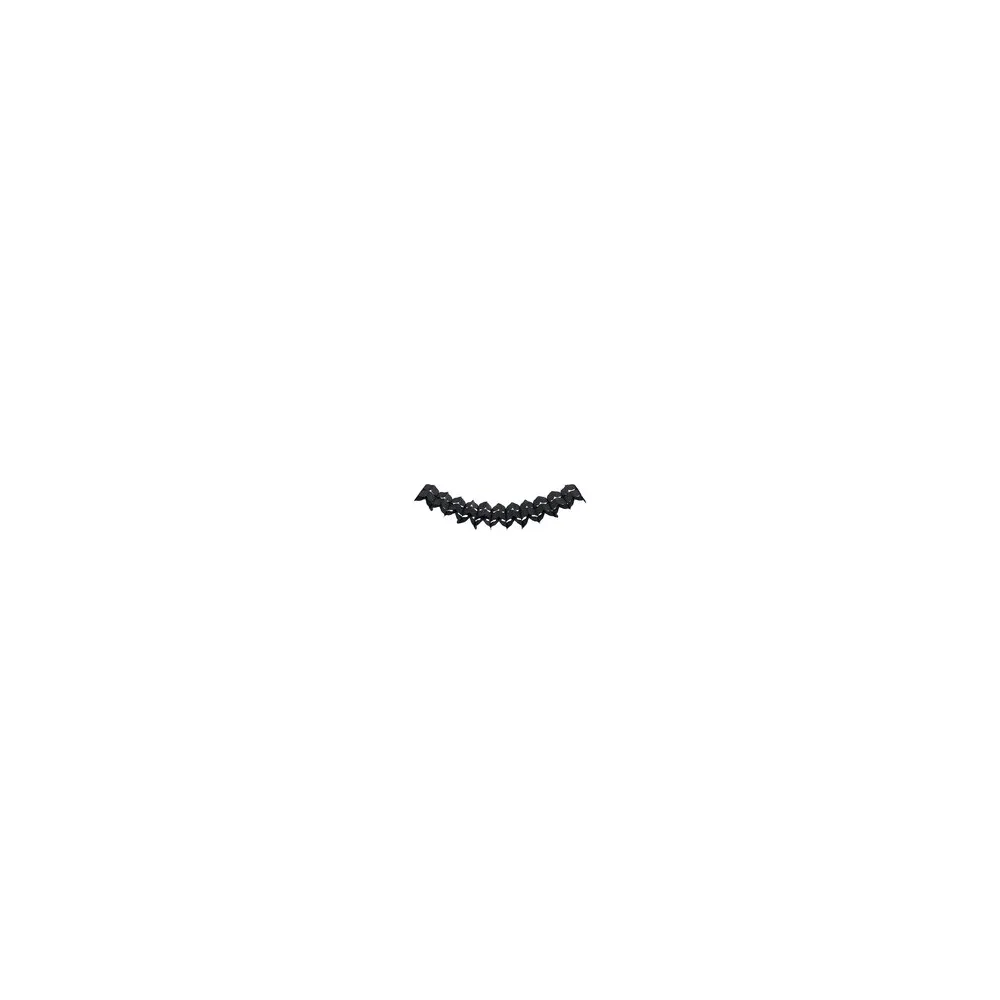 Girlande aus Papier schwer entflammbar schwarz 16x10.5cm 3.6m, 1 Stk.