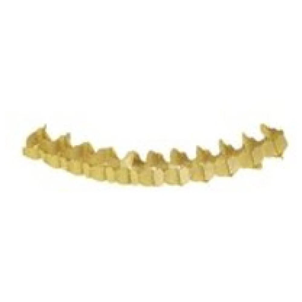 Girlande aus Papier schwer entflammbar gold 16x10.5cm 3.6m, 1 Stk. – Bild 3