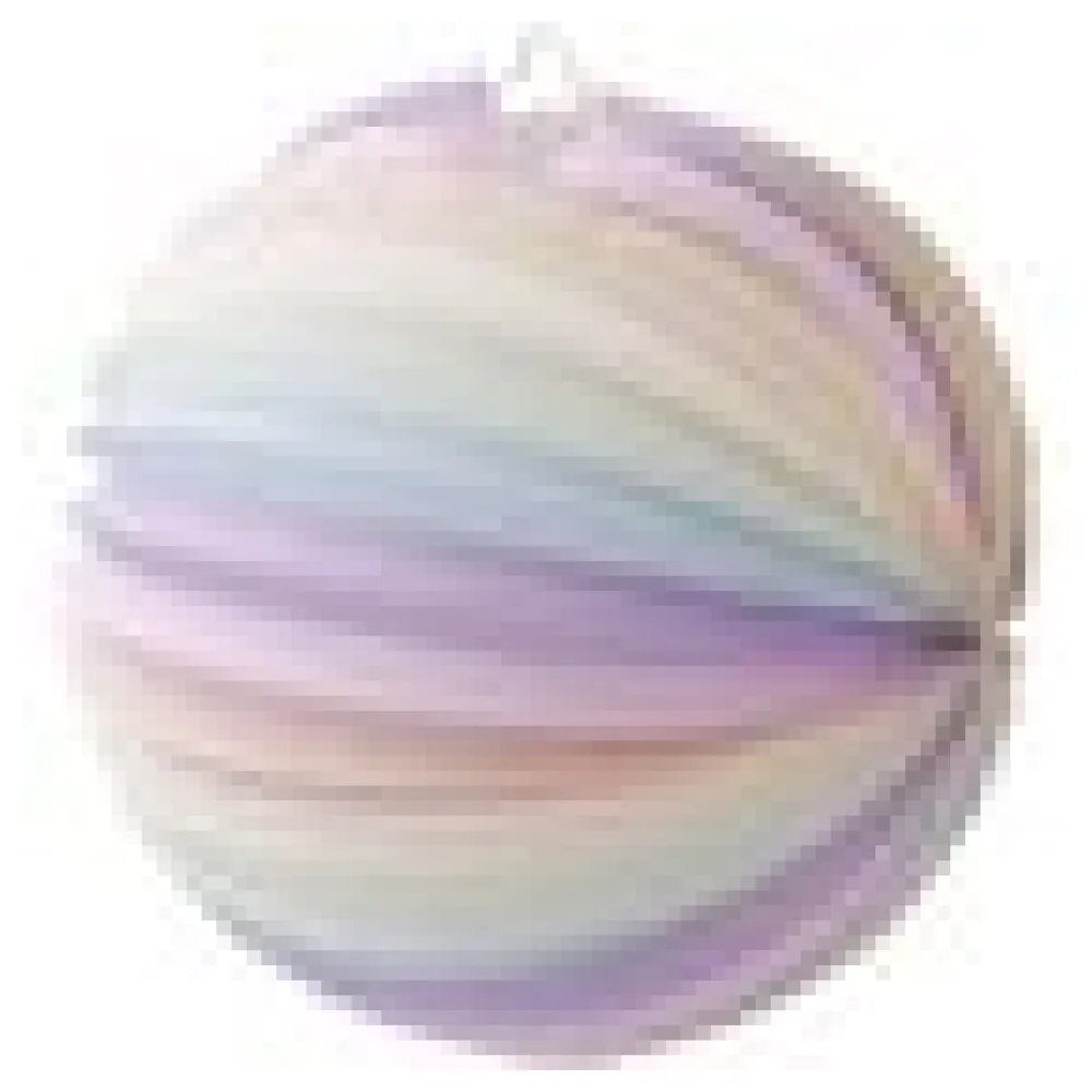 Lampion "Pastellfarben" aus Papier schwer entflammbar O25cm, 1 Stk. – Bild 4