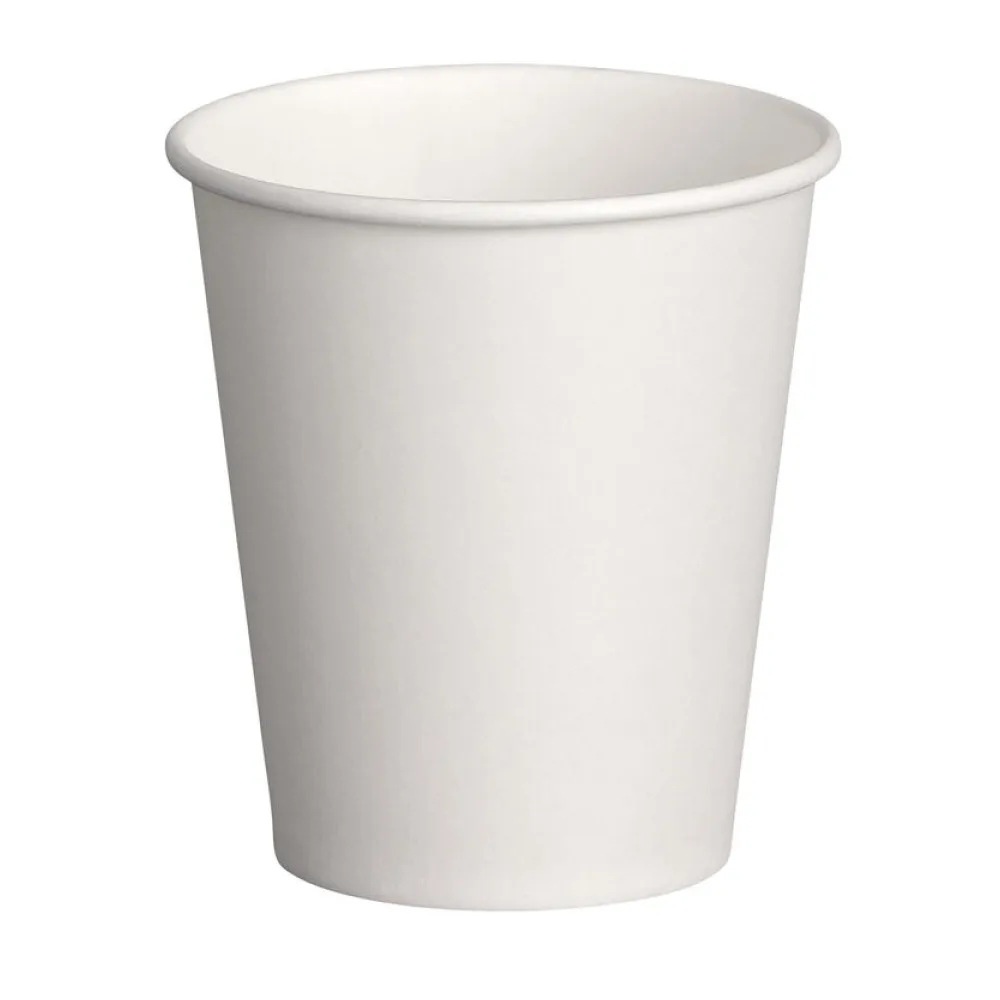 Kaffeebecher 'Coffee To Go' Pappbecher 100% ohne Kunststoff weiß 300ml, 50 Stk. – Bild 2