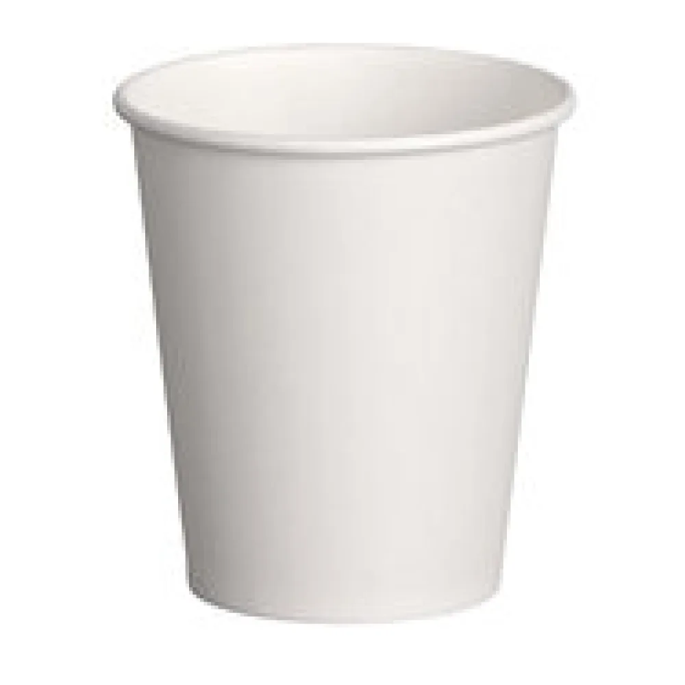 Kaffeebecher 'Coffee To Go' Pappbecher 100% ohne Kunststoff weiß 300ml, 50 Stk.