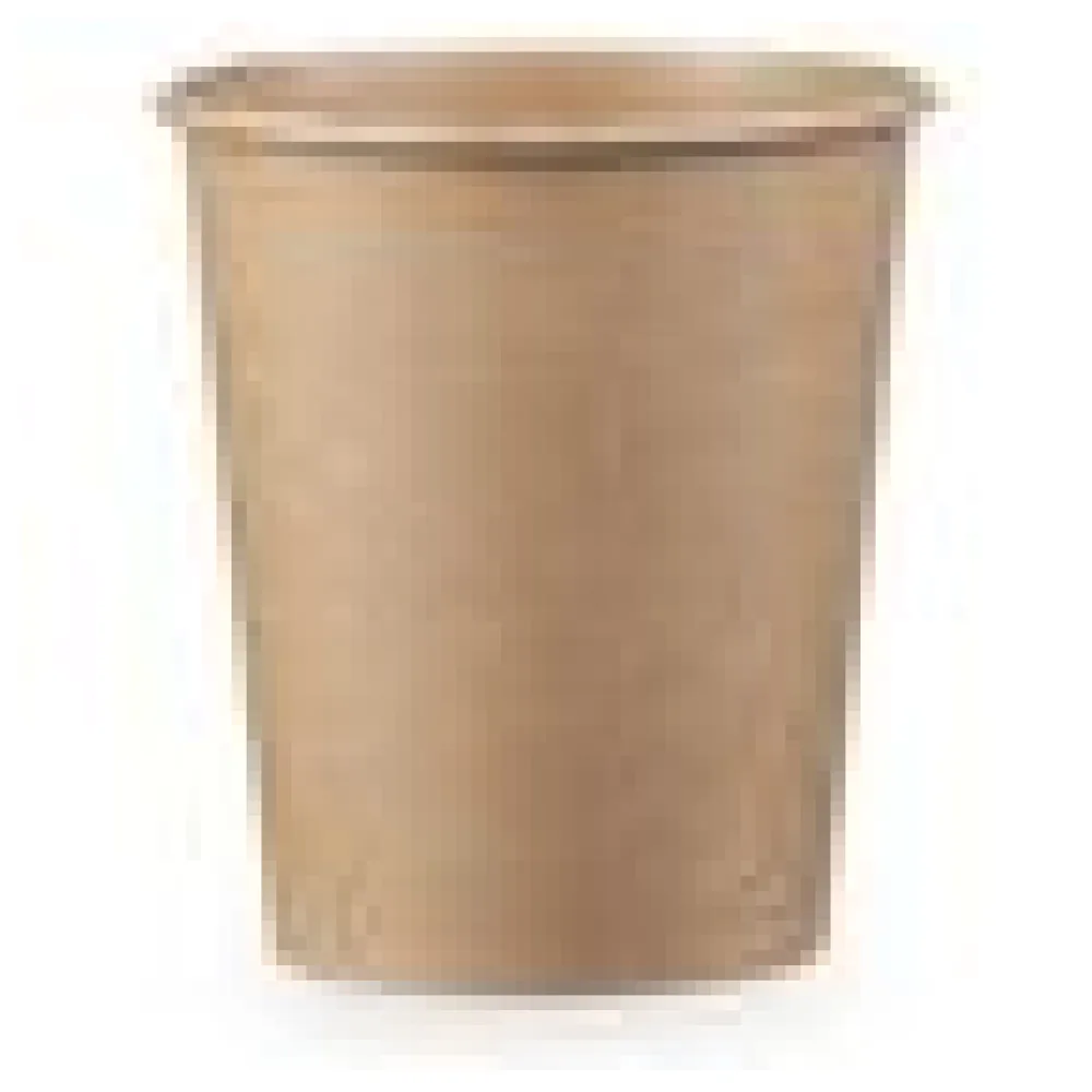 Kaffeebecher 'Coffee To Go' Pappbecher 100% ohne Kunststoff braun 200ml, 50 Stk. – Bild 4