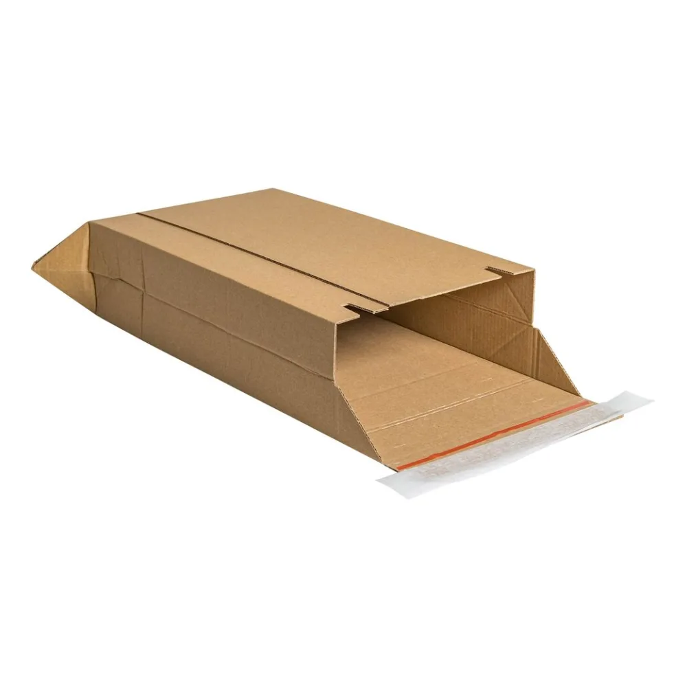Versandtasche DHL-Kleinpaket 350x250x80 mm (Außenmaß) A4+ aus Wellpappe braun – Bild 2
