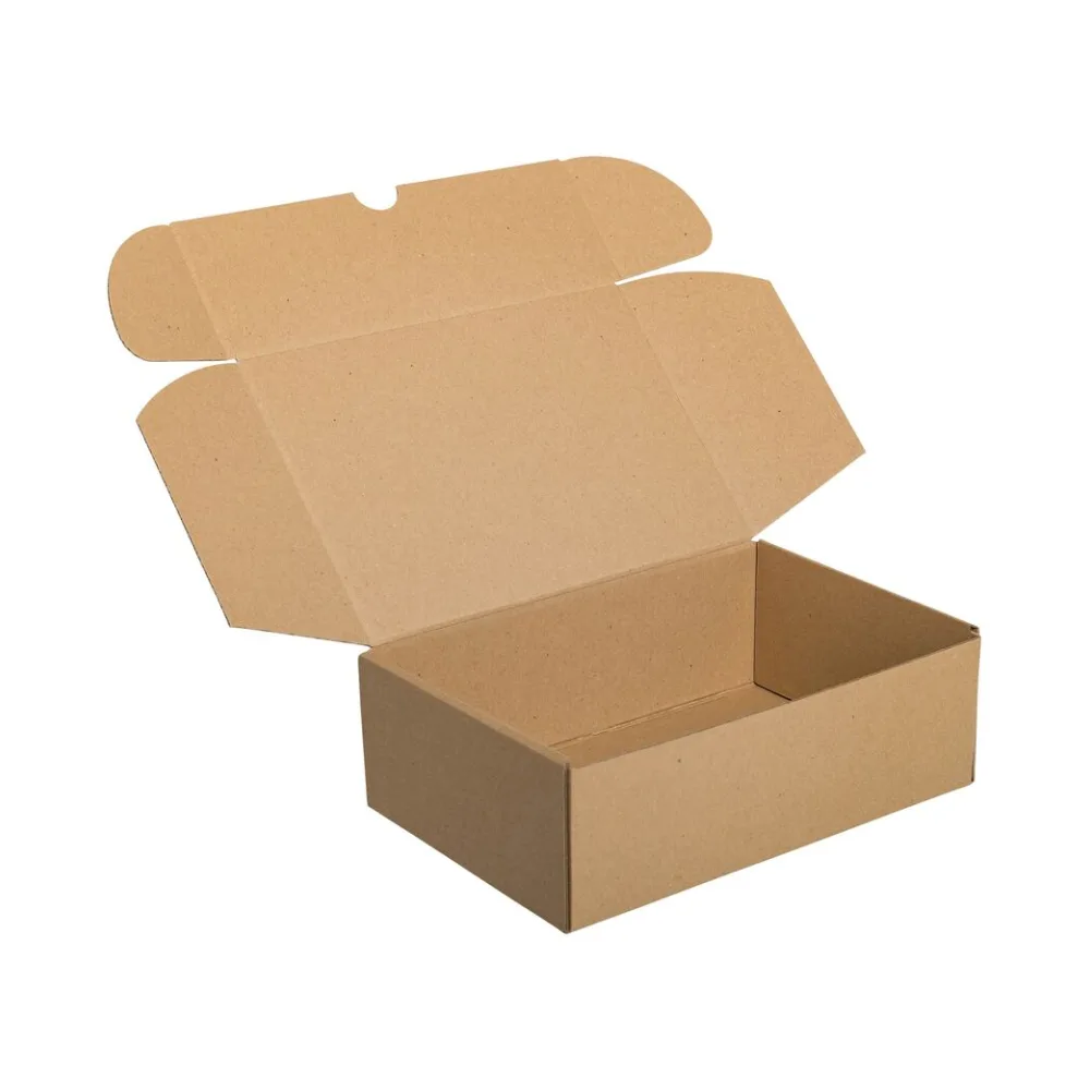Stülpdeckelkarton DHL-Kleinpaket 241x160x80mm (Außenmaß) braun wiederverwendbar – Bild 2