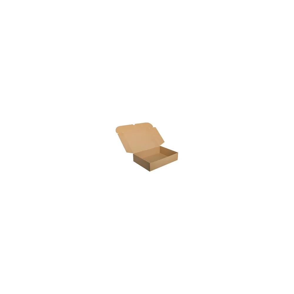 Stülpdeckelkarton DHL-Kleinpaket 346x247x80mm (Außenmaß) braun wiederverwendbar