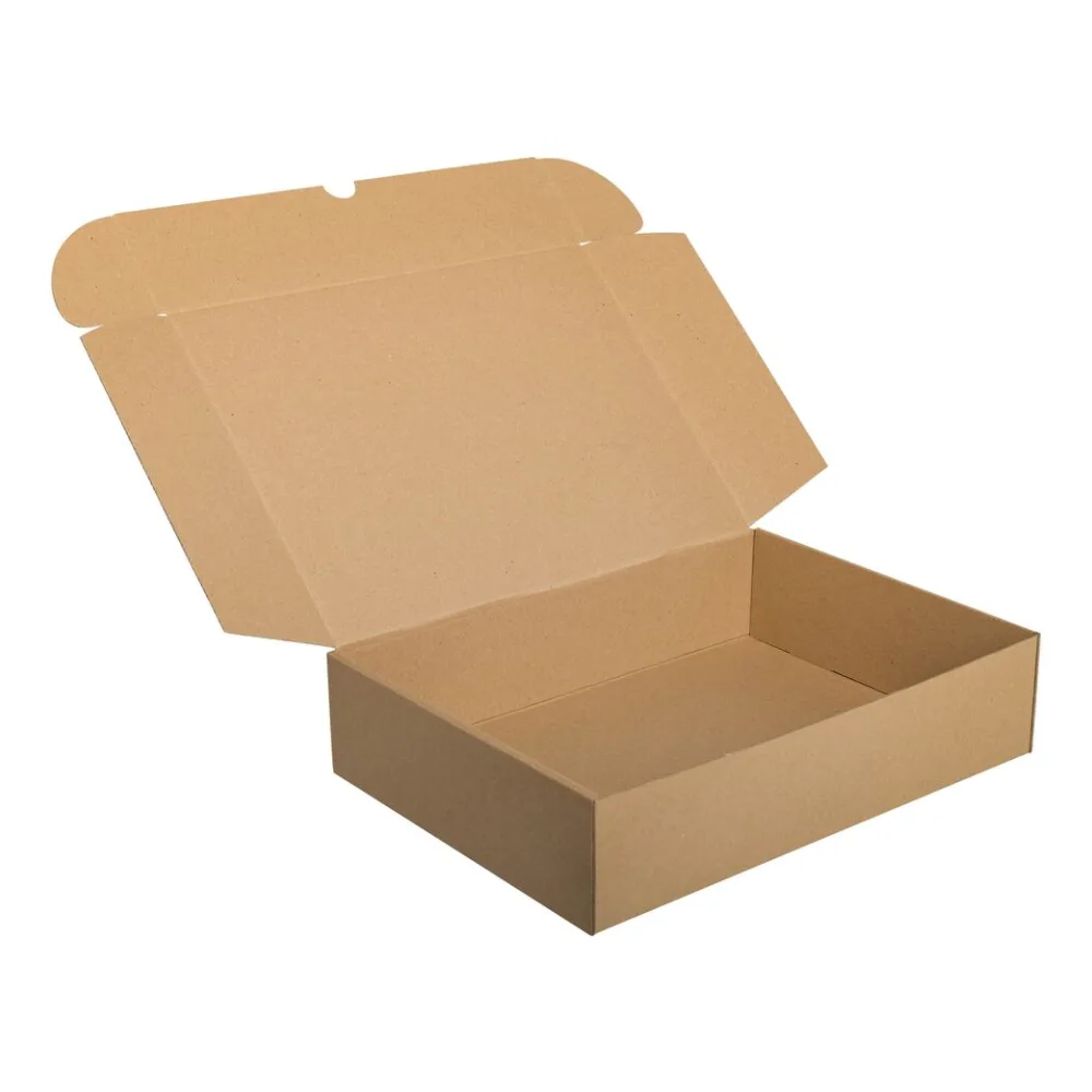 Stülpdeckelkarton DHL-Kleinpaket 346x247x80mm (Außenmaß) braun wiederverwendbar – Bild 2