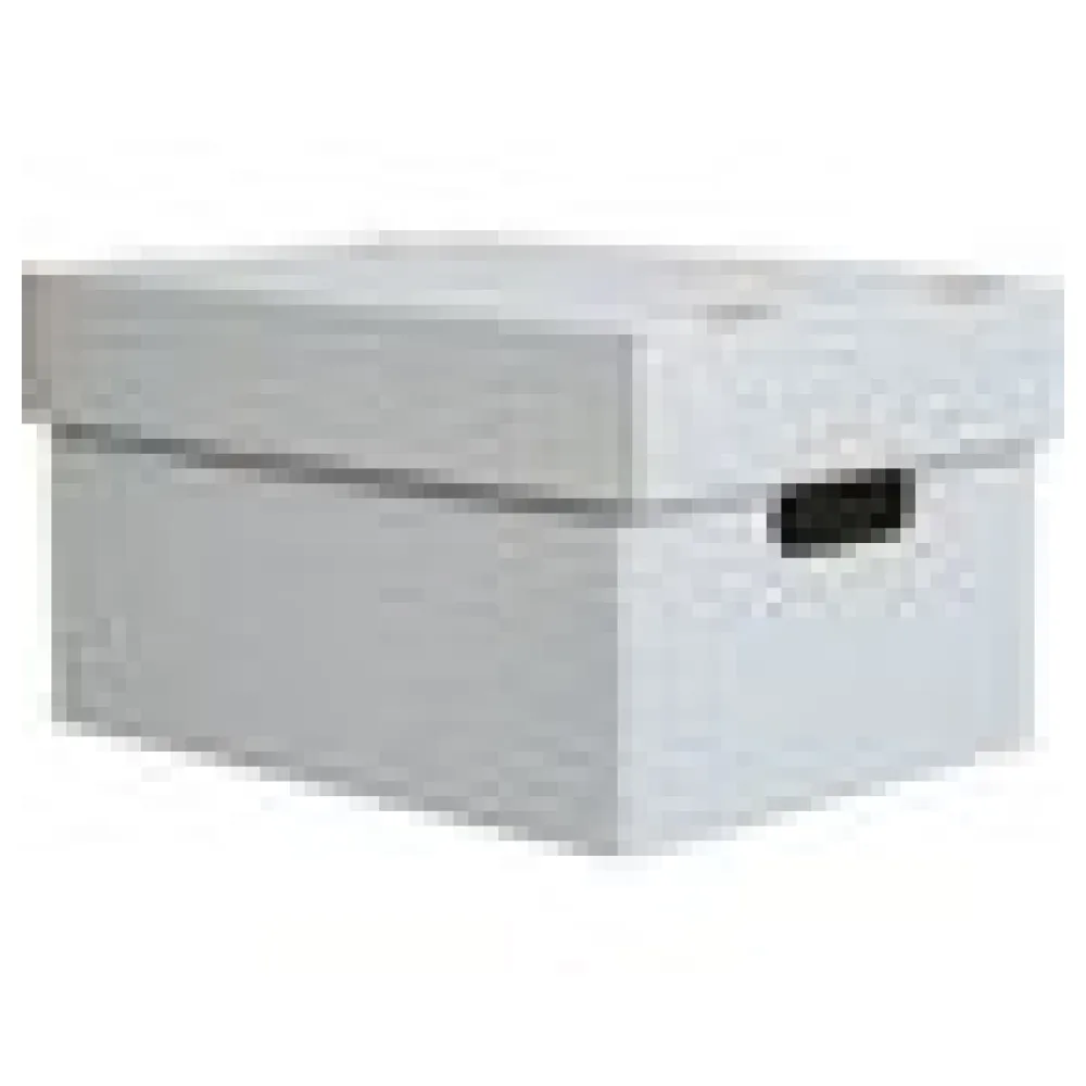Aufbewahrungsboxen mit abnehmbaren Deckel 335x245x195mm weiß grau – Bild 4