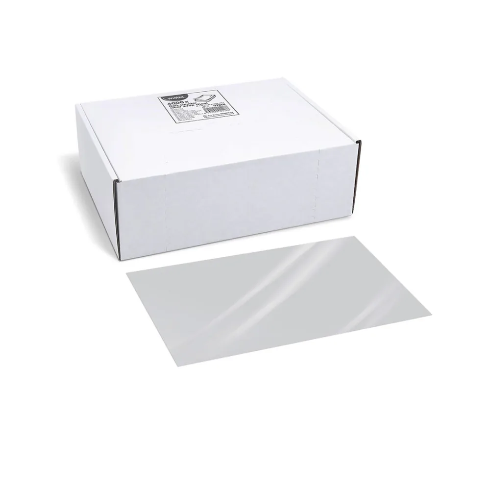 Zuschnitte PP transparent klar 180 x 240mm (1/16 Bogen) Spenderkarton, 4000 Stk. – Bild 2