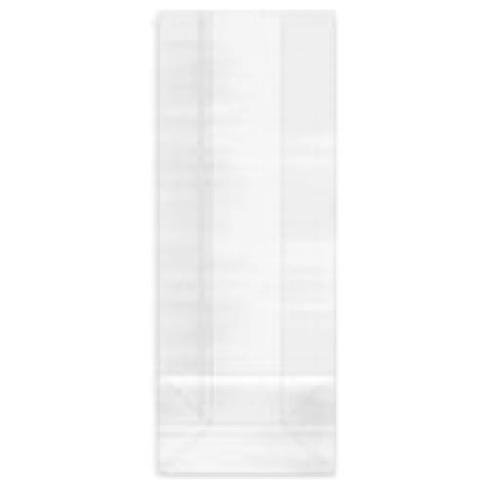 Blockbodenbeutel hochtransparent 80 + 50 x 250mm mit verschweißtem Boden, 100 Stk. – Bild 3
