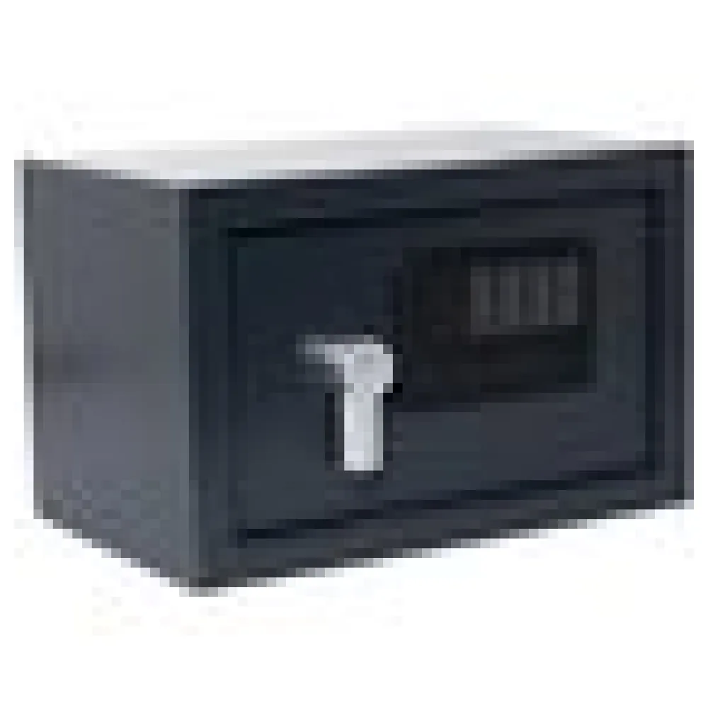 Tresor Safe 31x20x20cm mit elektronischem Zahlenschloss für Tisch/Wandmontage anthrazit – Bild 4