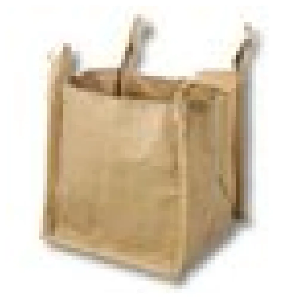 Jute Big Bag 40 x 40 x 40 cm Jute natur 64 Liter SWL 500 kg – Bild 4