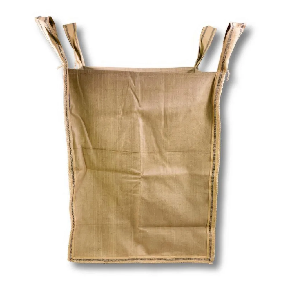 Jute Big Bag 90 x 90 x 110 cm Jute natur 810 Liter SWL 1.000 kg – Bild 2