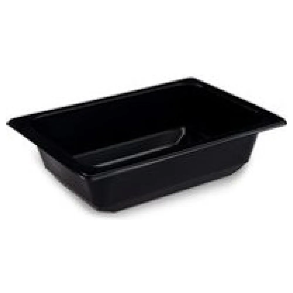 Siegelschalen Menüschalen ungeteilt 17,8 x 12,7 x 5 cm schwarz 600ml, 100 Stk. – Bild 3