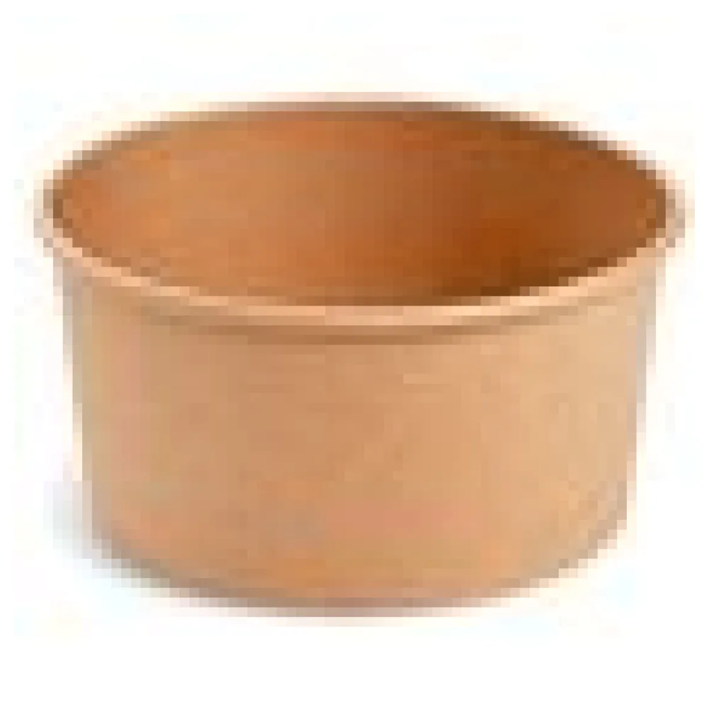 Salatschalen Feinkostschalen braun aus Pappe mit PE beschichtet 1000ml O150mm, 50 Stk. – Bild 4