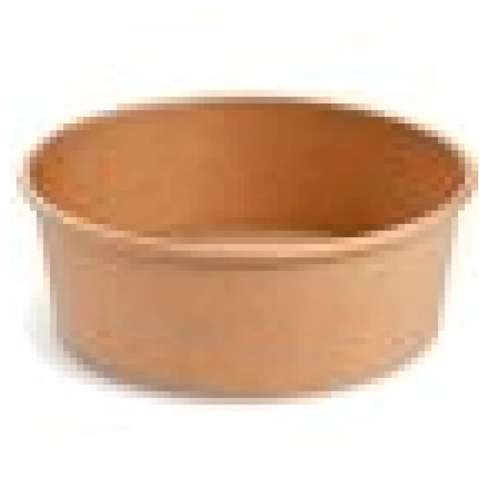 Salatschalen Feinkostschalen braun aus Pappe mit PE beschichtet 1300ml O185mm, 50 Stk. – Bild 4