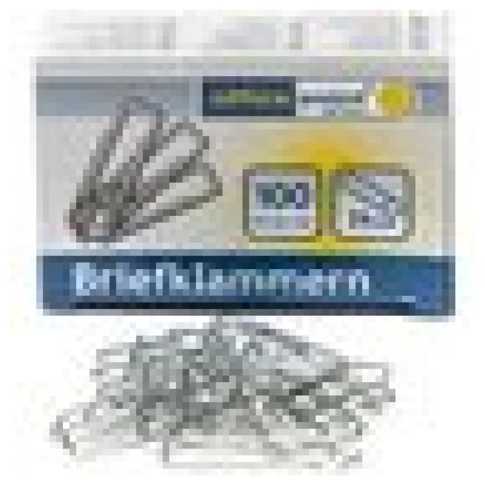 Büroklammern Briefklammern silber verzinkt 26mm (10 packs je 100 Stk) = 1000 Stk. – Bild 4