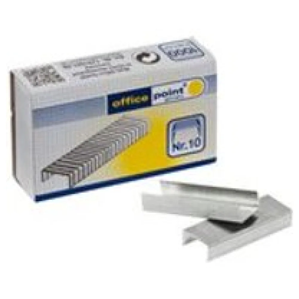 Heftklammern silber verzinkt N10 (20 packs je 1000 Stk) = 20000 Stk. – Bild 3
