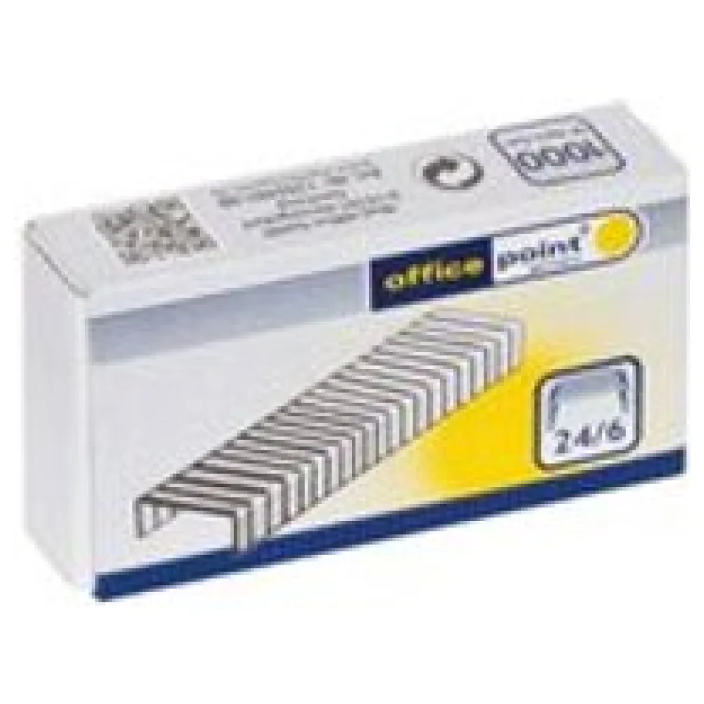 Heftklammern silber verzinkt 24/6 (10 packs je 1000 Stk) = 10000 Stk. – Bild 3