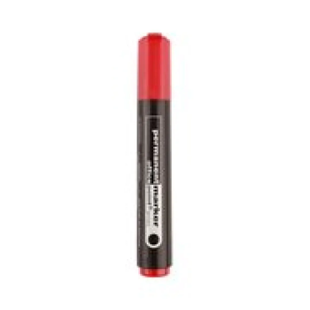 Permanent Marker 1-5 mm Rundspitze rot, 10 Stk.