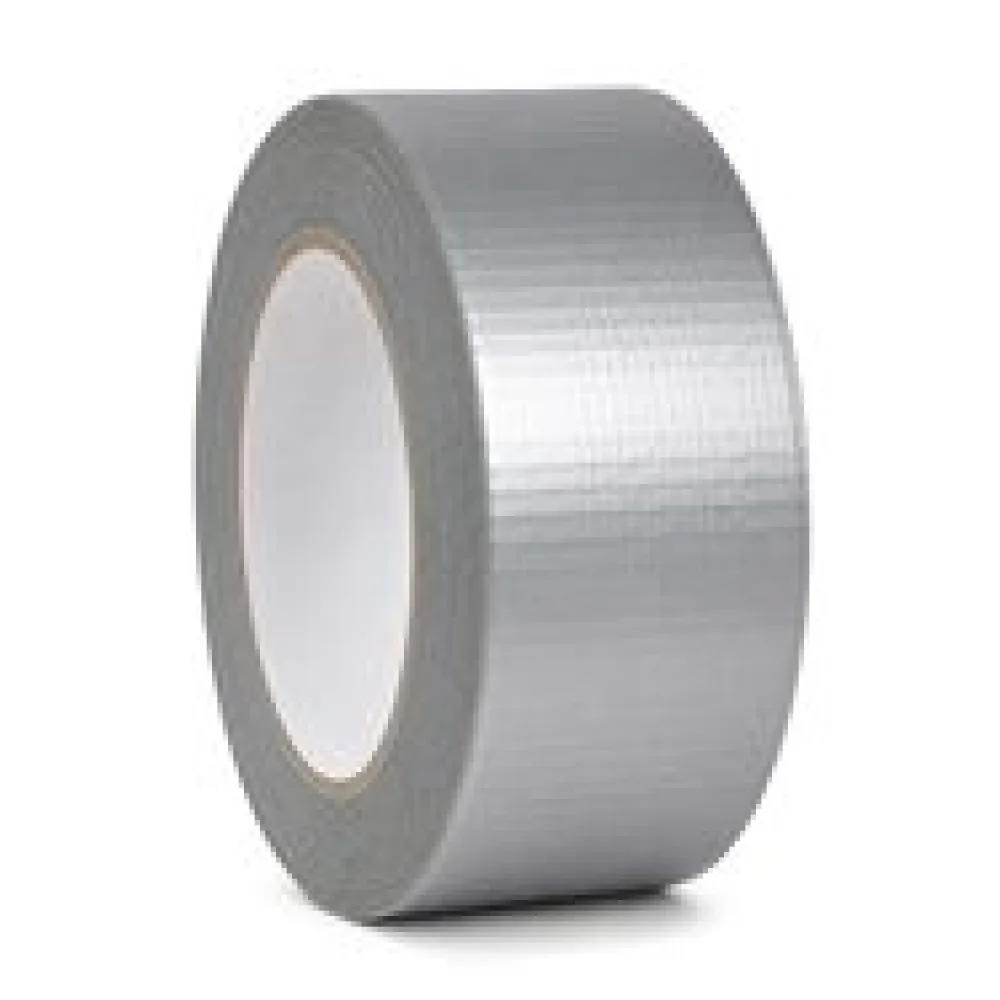Gewebeklebeband 130 my Gewebeband stark klebend und wasserfest, silber, 48mm x 50m