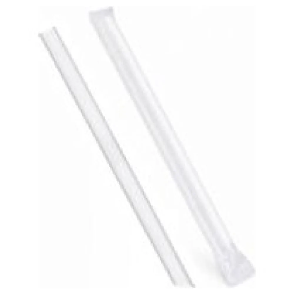 Mehrwegtrinkhalme für BUBBLE TEA JUMBO transparent, einzeln gehüllt 20cm O12 mm, 100 Stk. – Bild 3