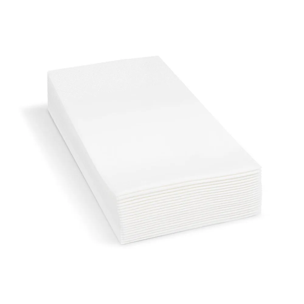 Servietten 33 x 33 cm 1/8 -Kopffalz, 2-lagig weiß, 250 Stk. – Bild 2