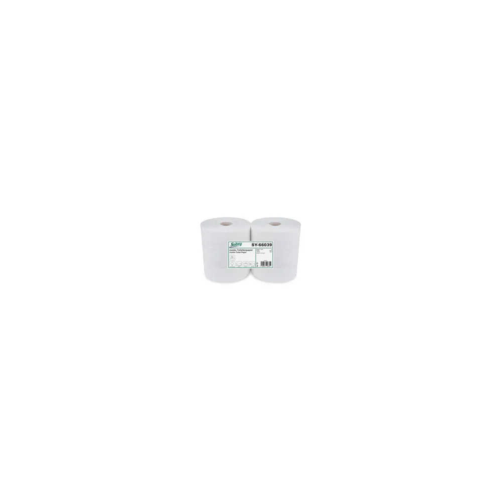 Jumbo Toilettenpapier 2-lagig Recyclingpapier Kerndurchmesser 6.0 cm, 6 Stk.