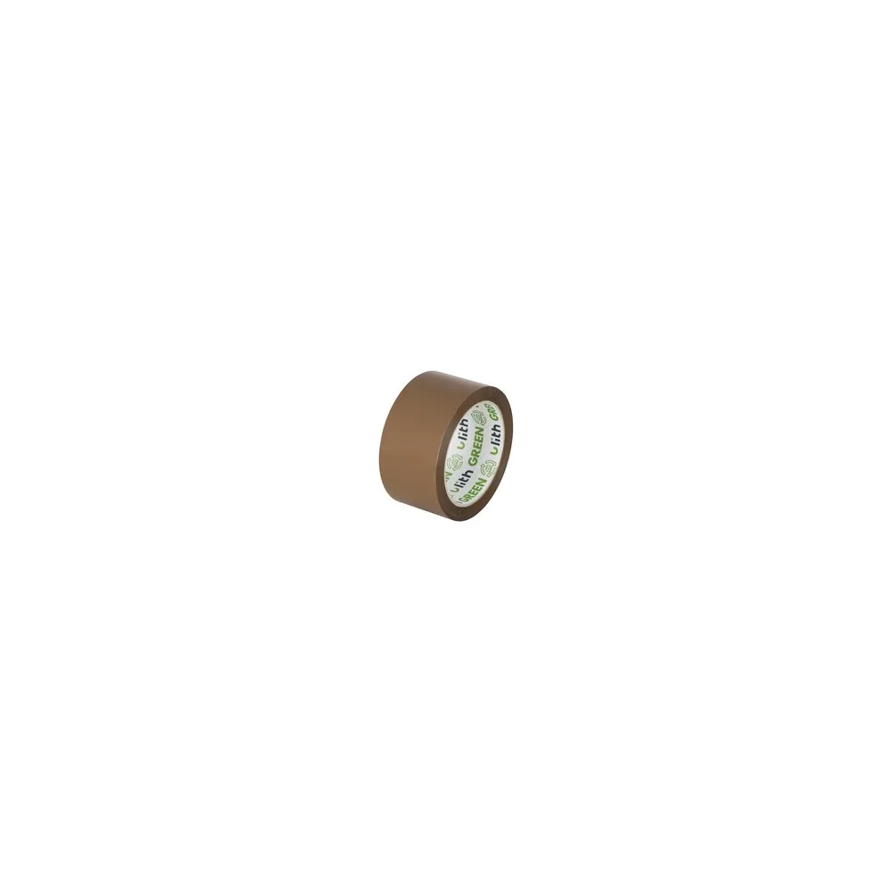 ULITH GREEN Packband Klebeband 50mmx66m mit Recyclinganteil & leise, braun