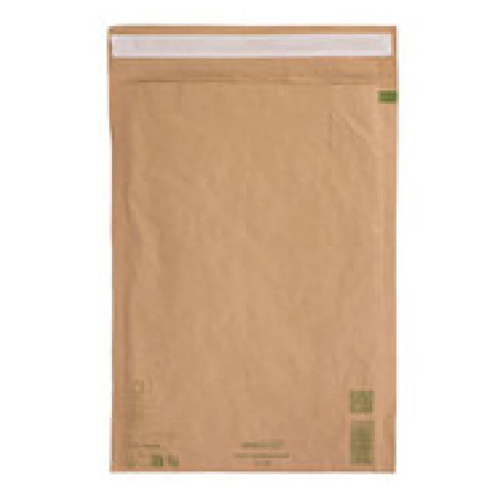 AROFAIR Papierpolstertaschen 250x350+50mm 100% Recycling, Ersatz für Luftpolstertaschen