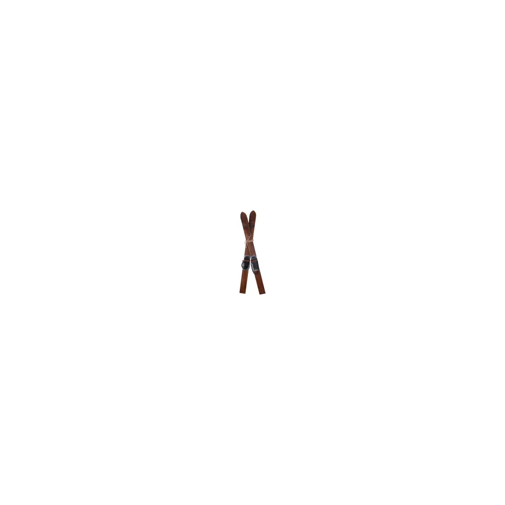 Ski "Vintage", Deko zum Hängen aus Holz 60cm, 1 Paar
