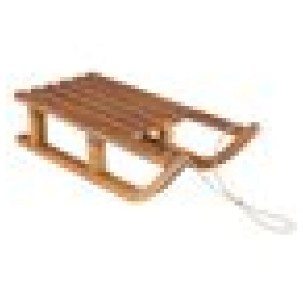 Schlitten aus Holz, Deko zum Hängen braun 38cm – Bild 4