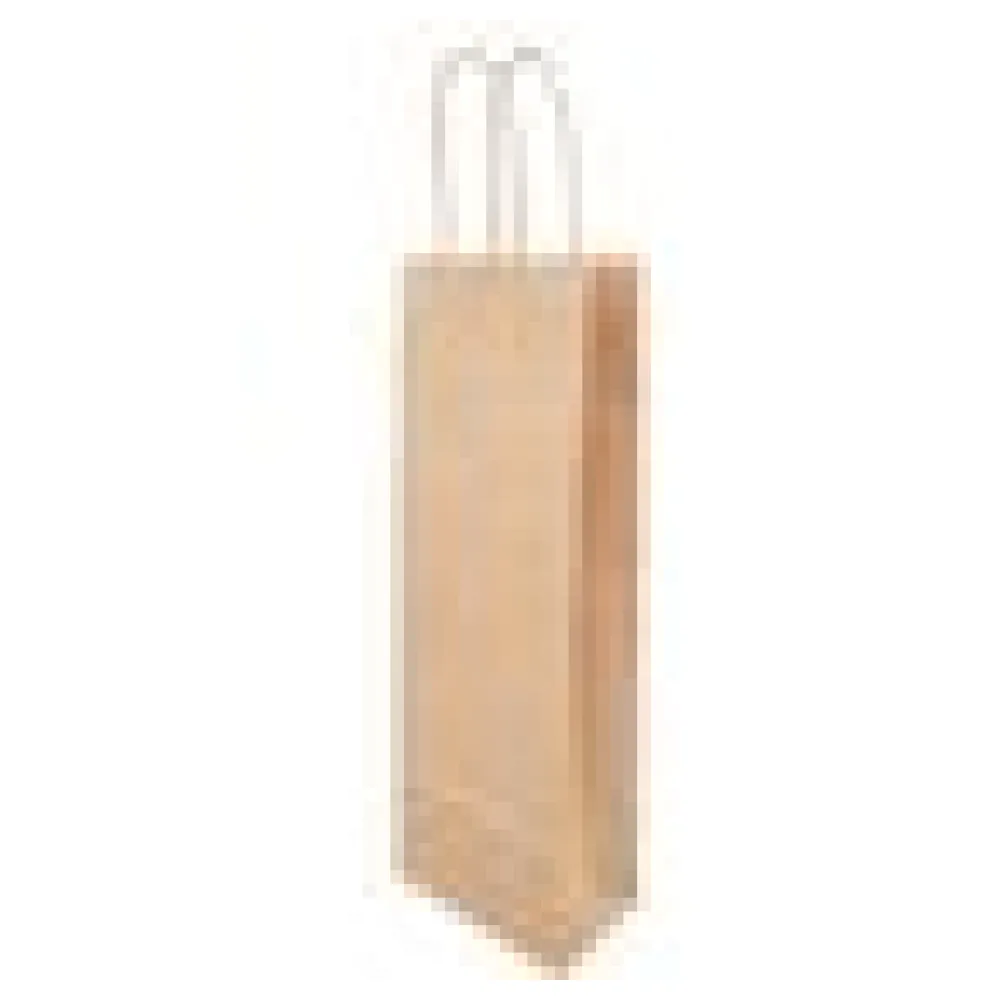 Flaschentragetaschen Flaschentaschen 140+80x390mm Papier braun gerippt mit Kordel – Bild 4