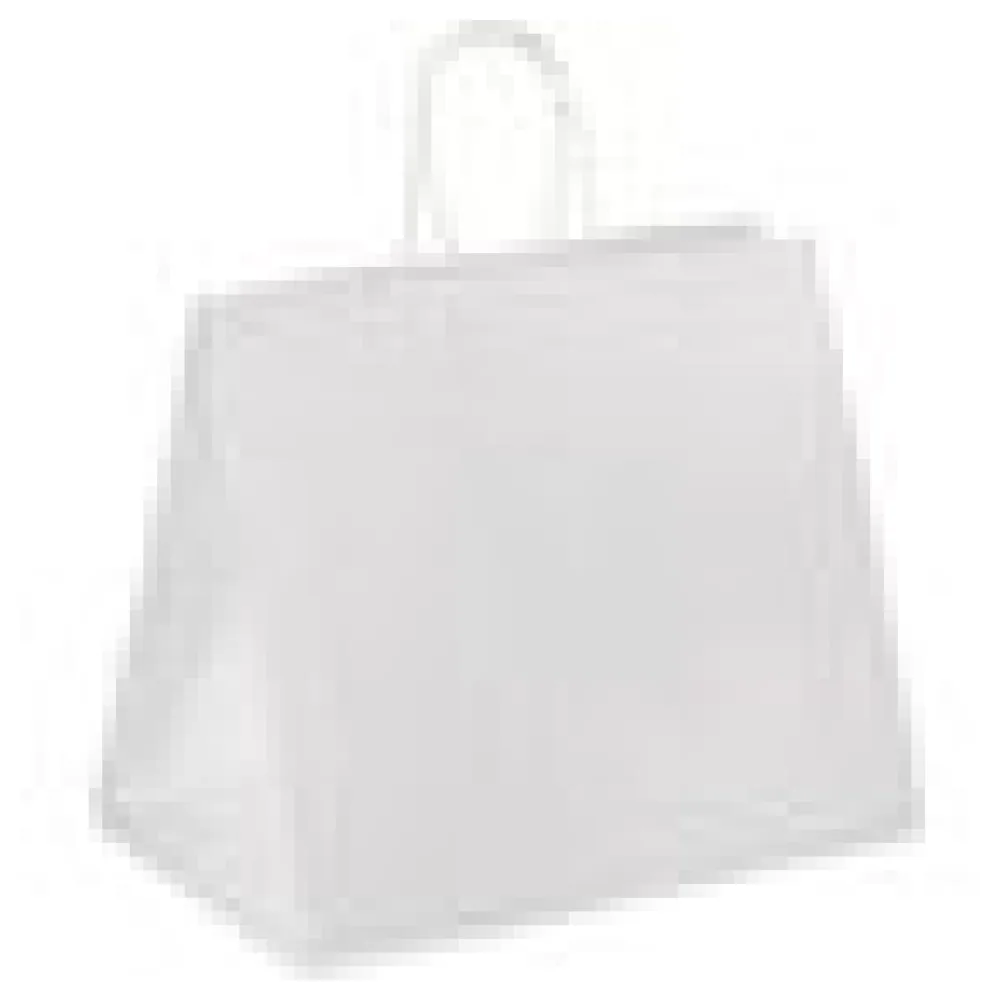 Papiertragetaschen mit Kordelhenkeln Kordeltaschen 320 + 215 x 270mm 80g weiß – Bild 4