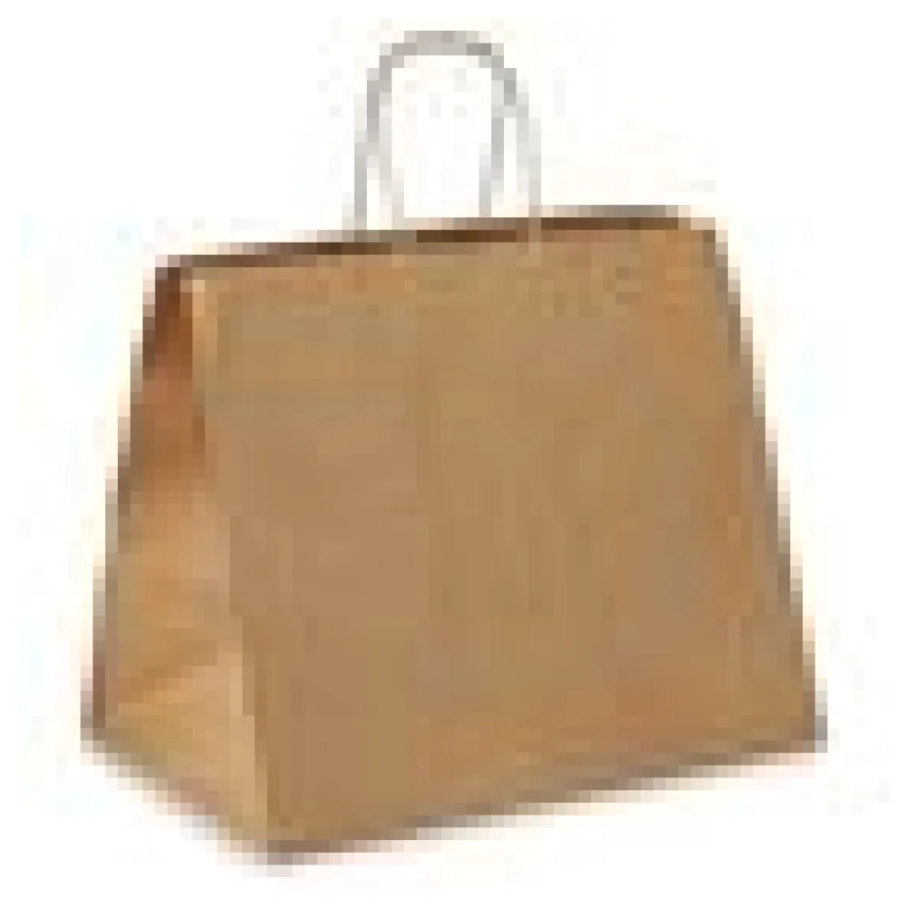 Papiertragetaschen mit Kordelhenkeln Kordeltaschen 260 + 170 x 250mm 80g braun – Bild 4