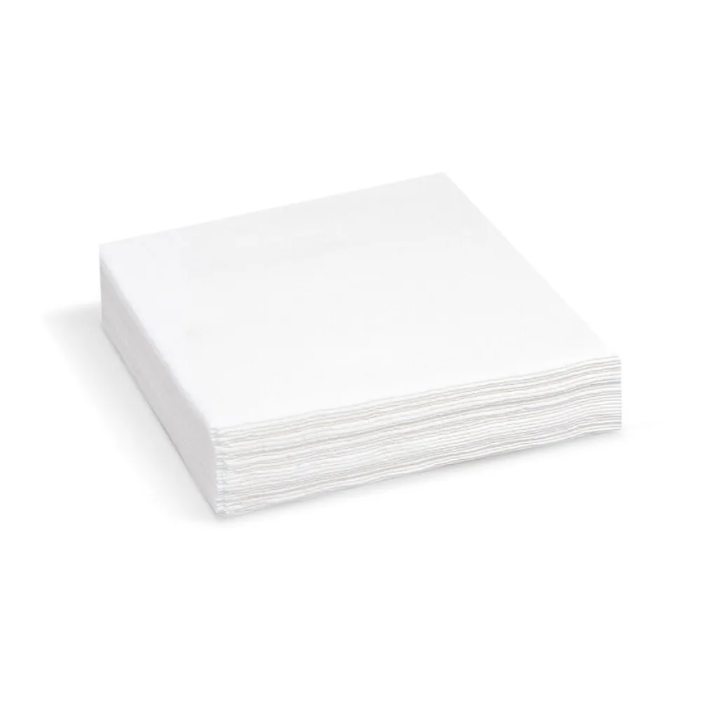 Servietten Prägeservietten 1-lagig, 33 x 33 cm, weiß, 500 Stk. – Bild 2