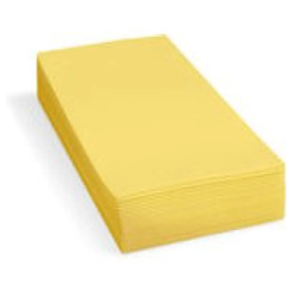 Servietten 33 x 33 cm 1/8 -Kopffalz, 2-lagig gelb, 250 Stk. – Bild 3