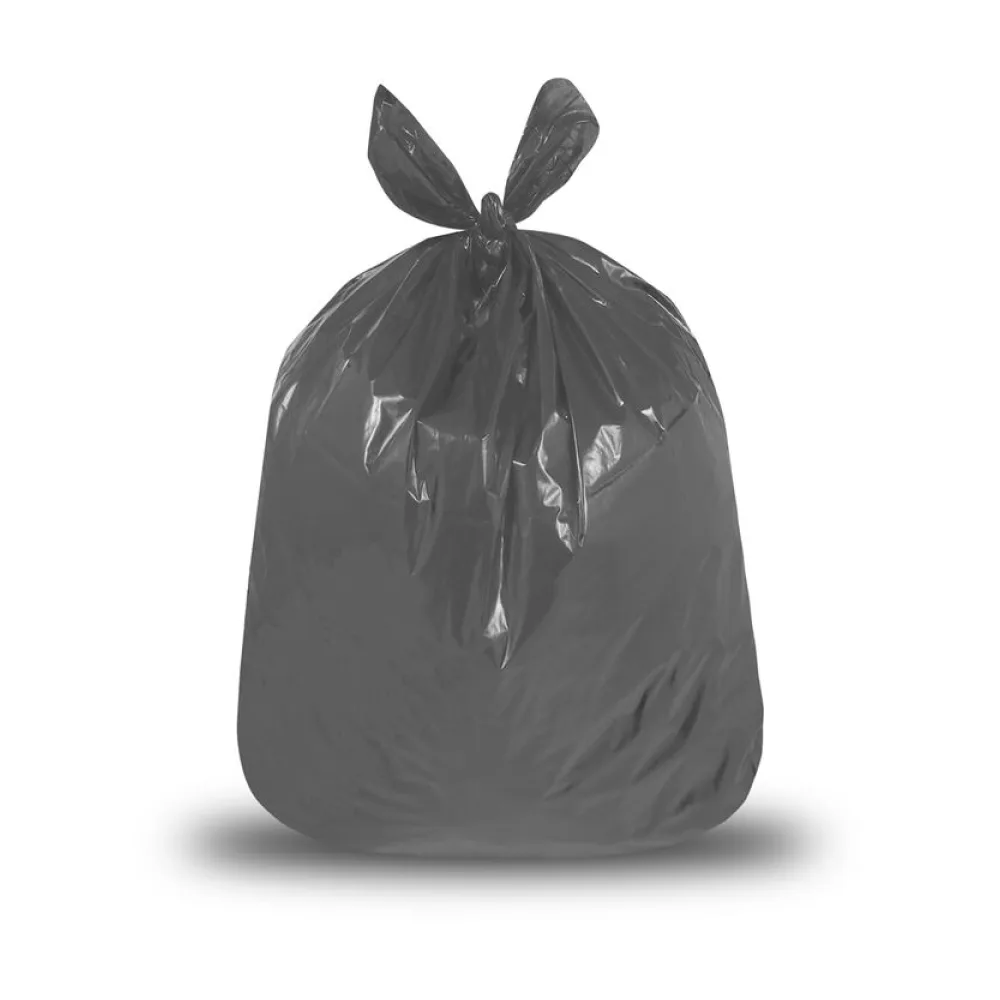 Mülleimerbeutel 30 Liter, 50 x 60 cm gerollt schwarz, stark, 500 Stk. – Bild 2