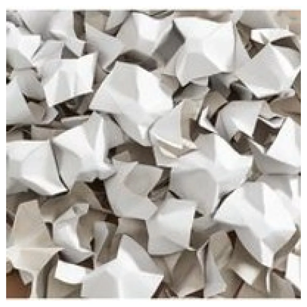 DECOFILL dekorative Papier-Verpackungschips Polsterchips, weiß beidseitig, 400 Liter – Bild 3