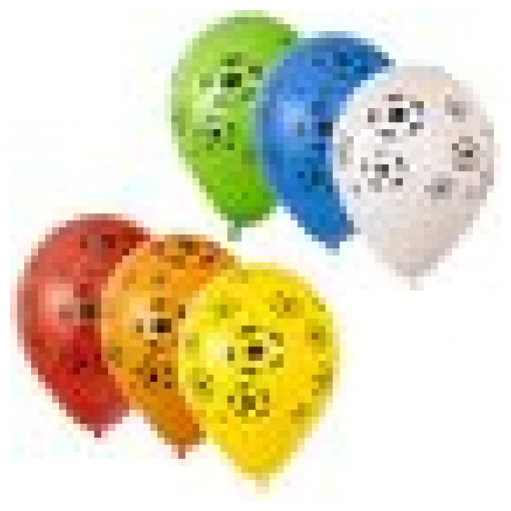 Luftballons "Fußball", bunt, O30cm, 12 Stk. – Bild 4