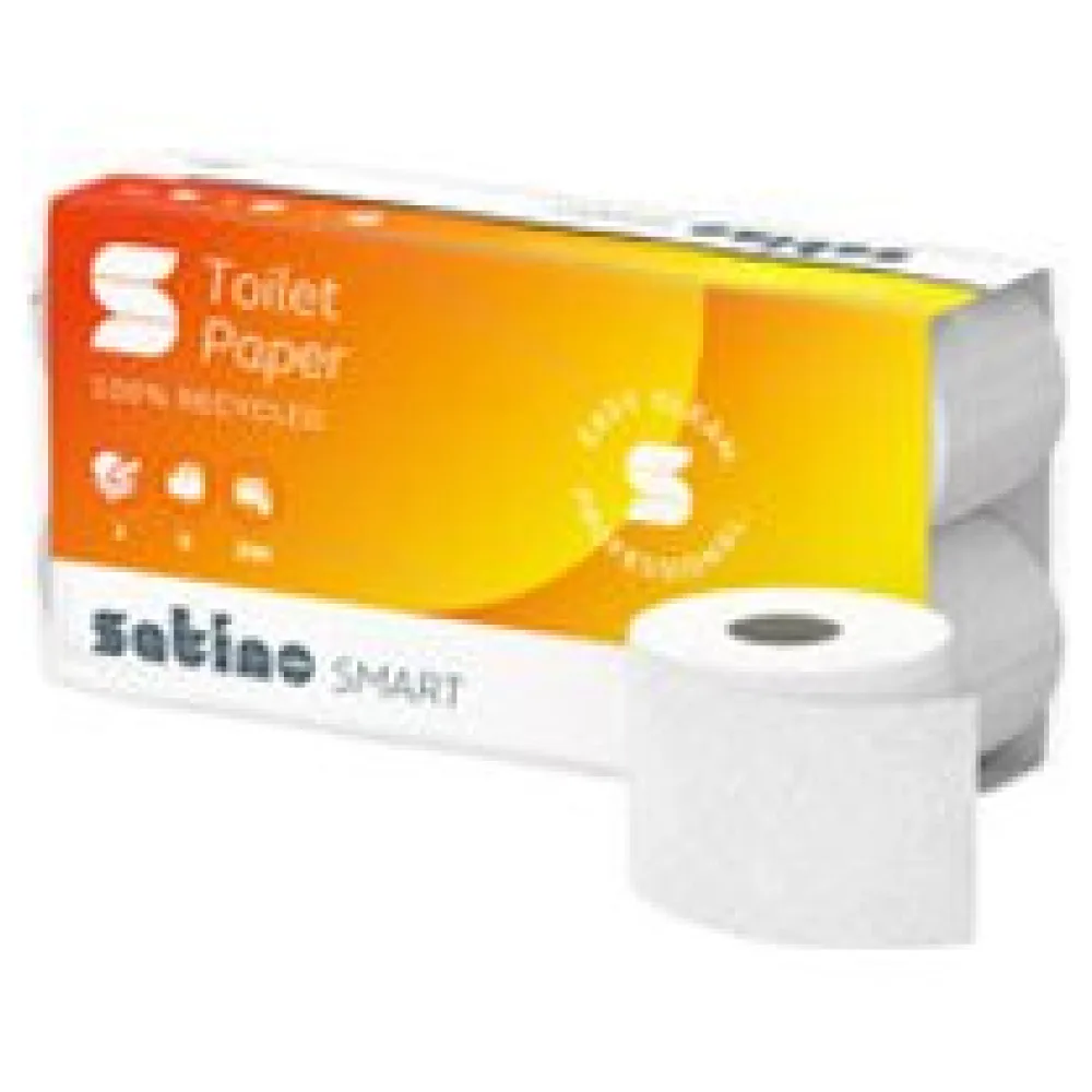 Smart Toilettenpapier 3-lagig recycling System MT1, 64 Rollen je 250 Blatt – Bild 3